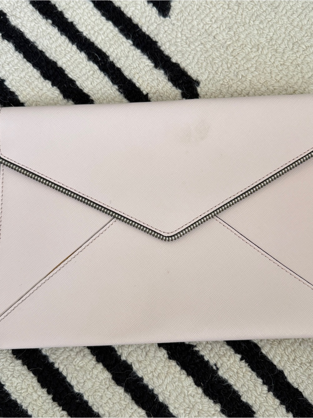 Rebecca Minkoff Leo Pale Pink Envelope Clutch